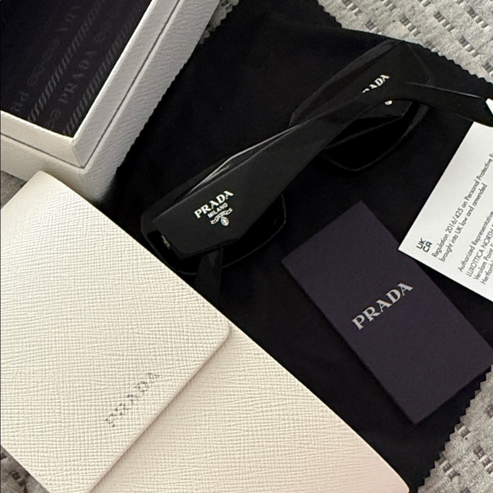 Prada Elegant Black Sunglasses - Picture 2 of 2